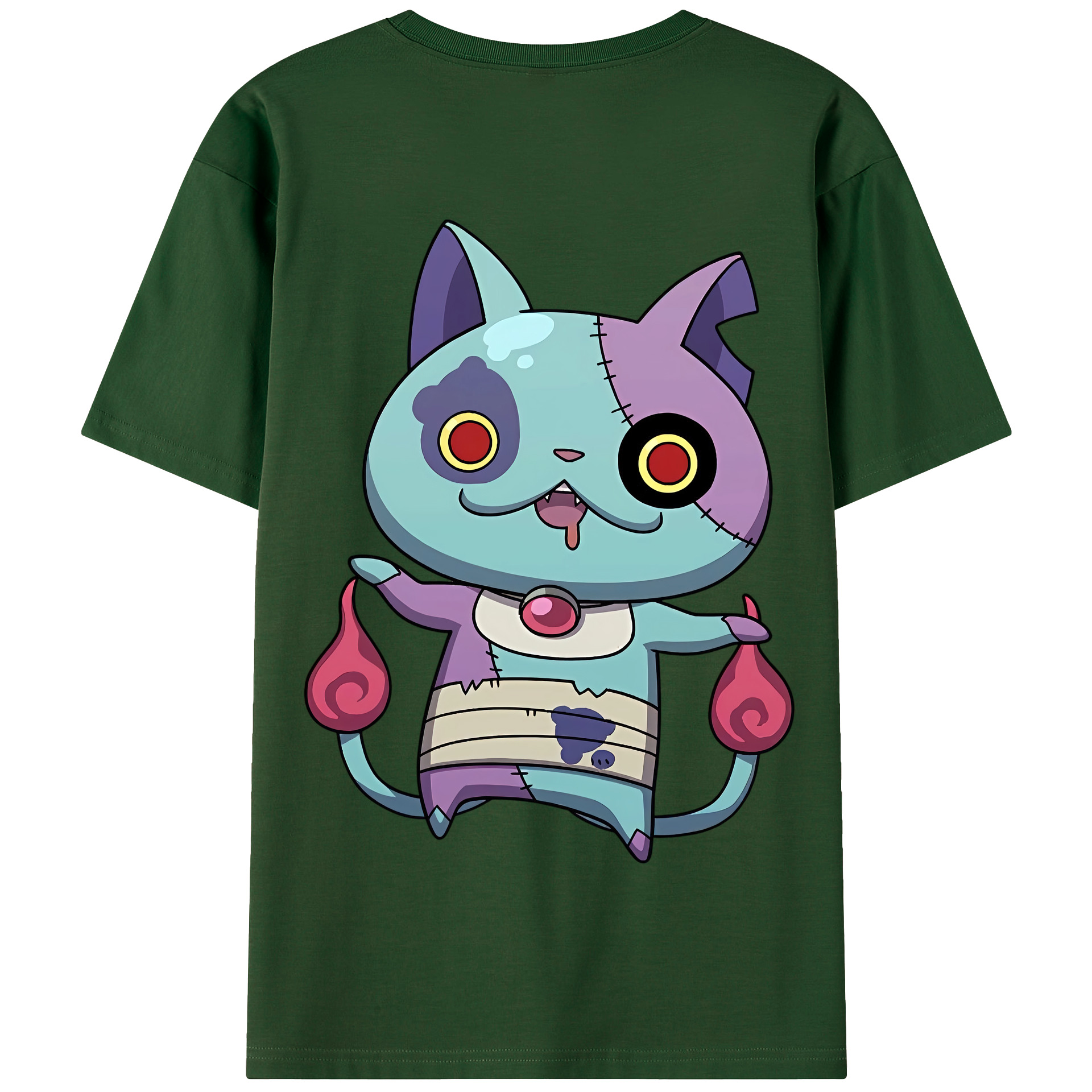 （画像用） 妖怪ウォッチ Yo-kai Watch 綿100％半袖Tシャツ（背面プリント）